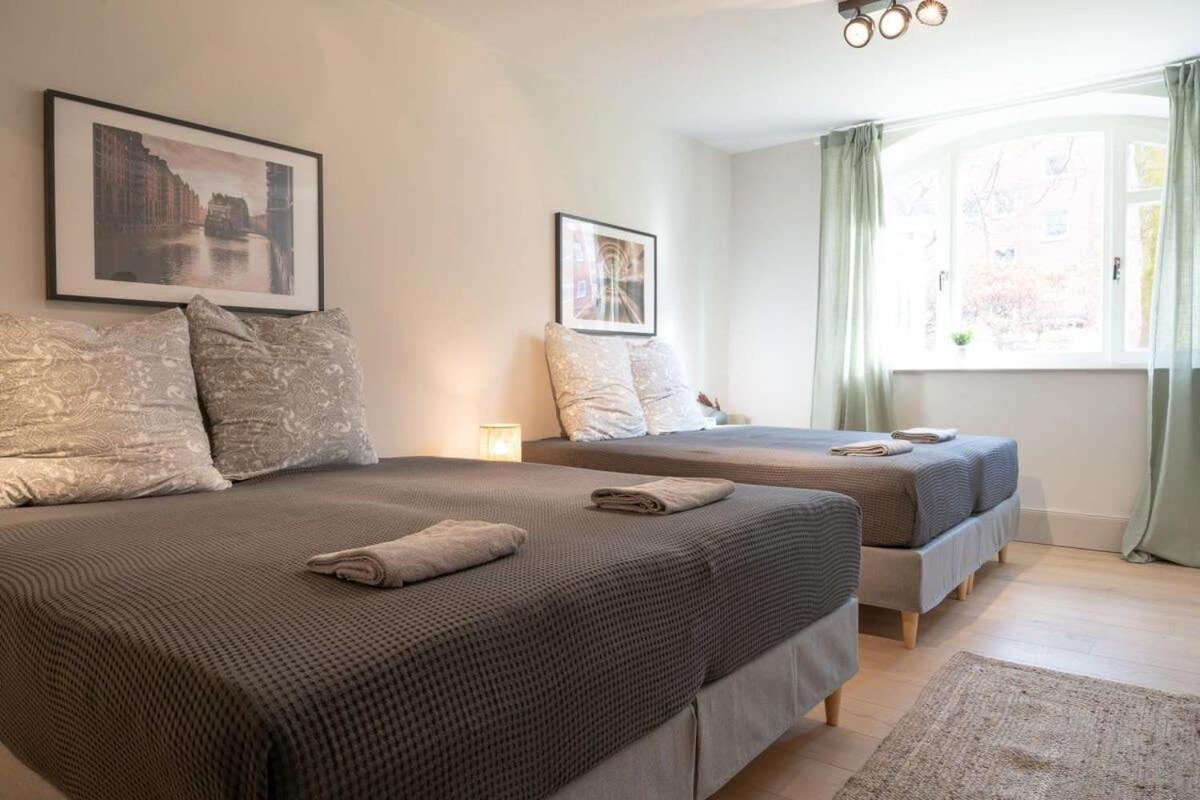 Spacious 3-Bedroom Apartment Near Eilbekpark Hamburg Exterior photo